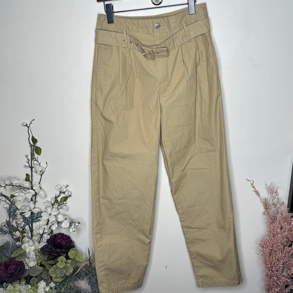 LEVI'S Premium Tailor High Loose Taper Pant Incense Tan Sz 28 {3J25} - Picture 3 of 7